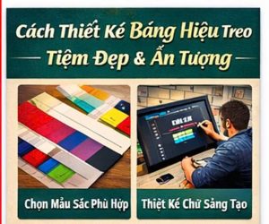 BẢNG HIỆU TREO TIỆM – VŨ KHÍ THU HÚT KHÁCH HÀNG TẠI ĐIỂM BÁN