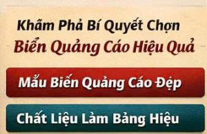 BẢNG HIỆU TREO TIỆM – VŨ KHÍ THU HÚT KHÁCH HÀNG TẠI ĐIỂM BÁN