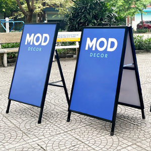 Thiết kế – In ấn Standee chữ A – 📞HOTLINE: 0988 261 542